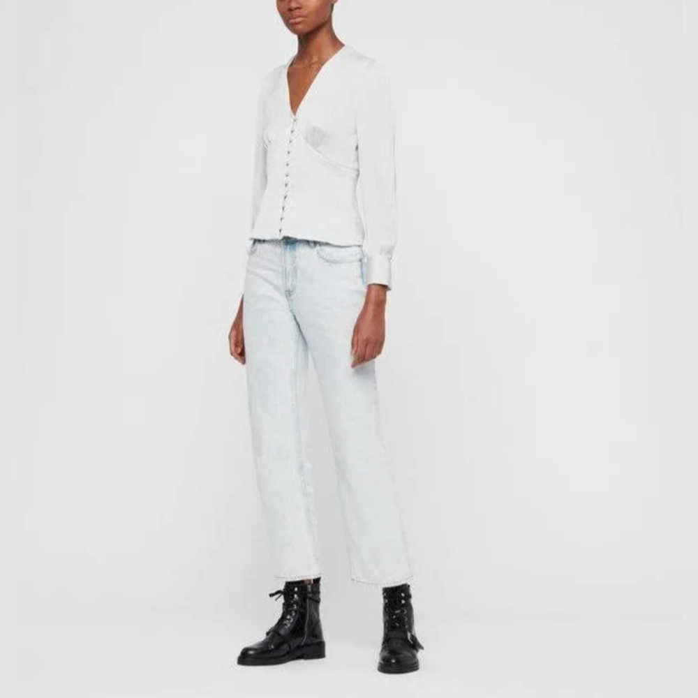 all saints | satin top